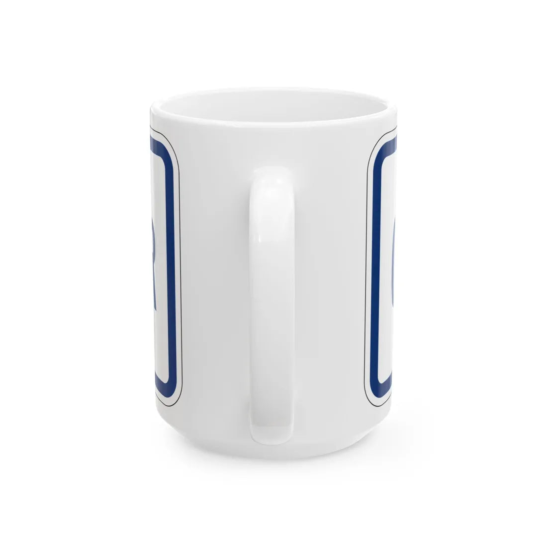 Connector plate South Carolina (South Carolina) (Road Sign) White Coffee Mug - Go Mug Yourself