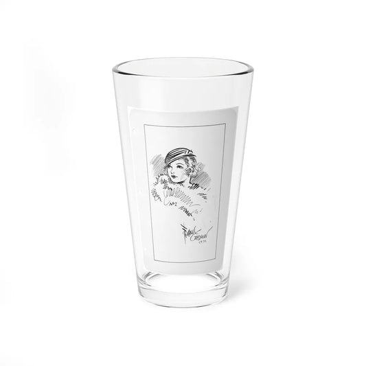 Connie Illustration (1933) - Pint Glass 16oz-16oz-Go Mug Yourself