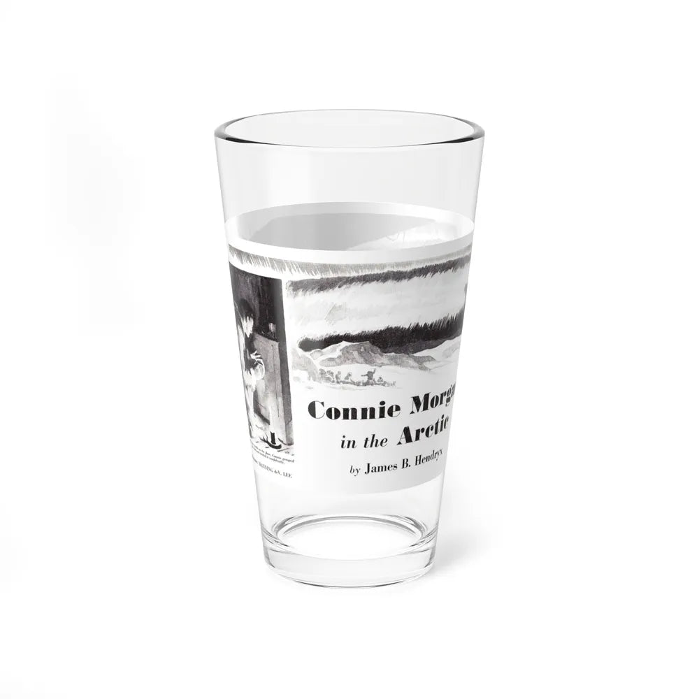 Connie Morgan in the Arctic, The American Boy, February 1936 - Pint Glass 16oz-Go Mug Yourself