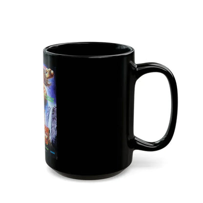 CONQUERER OF THE WORLD 1983 Movie Poster - Black Coffee Mug - Go Mug Yourself