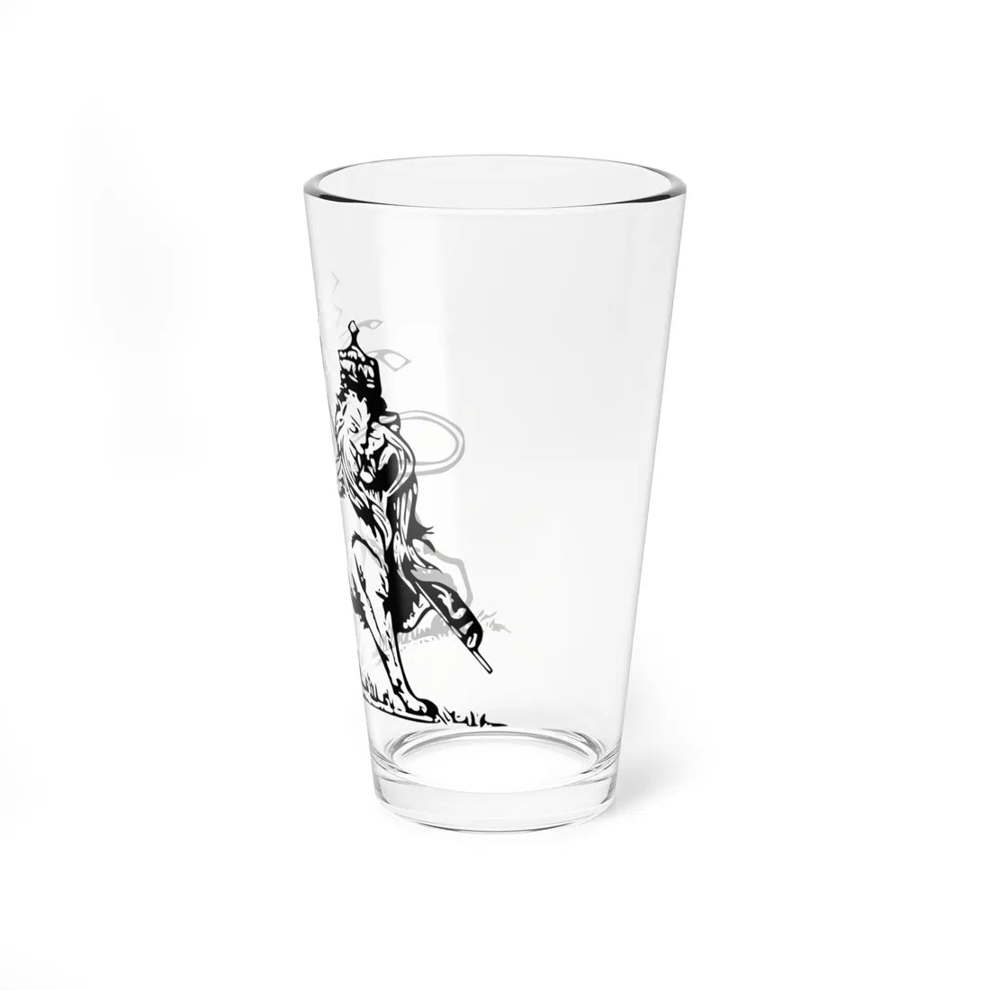Conquering Lion of the Tribe of Judah (Ethiopia) (Coat of Arms) Pint Glass 16oz - Go Mug Yourself