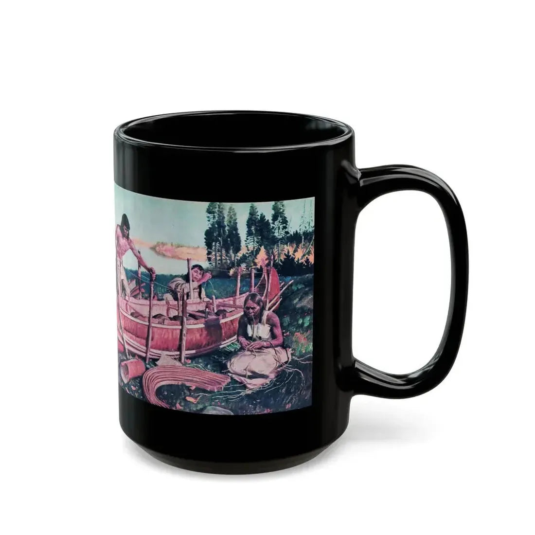 Conqueror of the Wilds, True Magazine, September 1946 - Black Coffee Mug - Go Mug Yourself