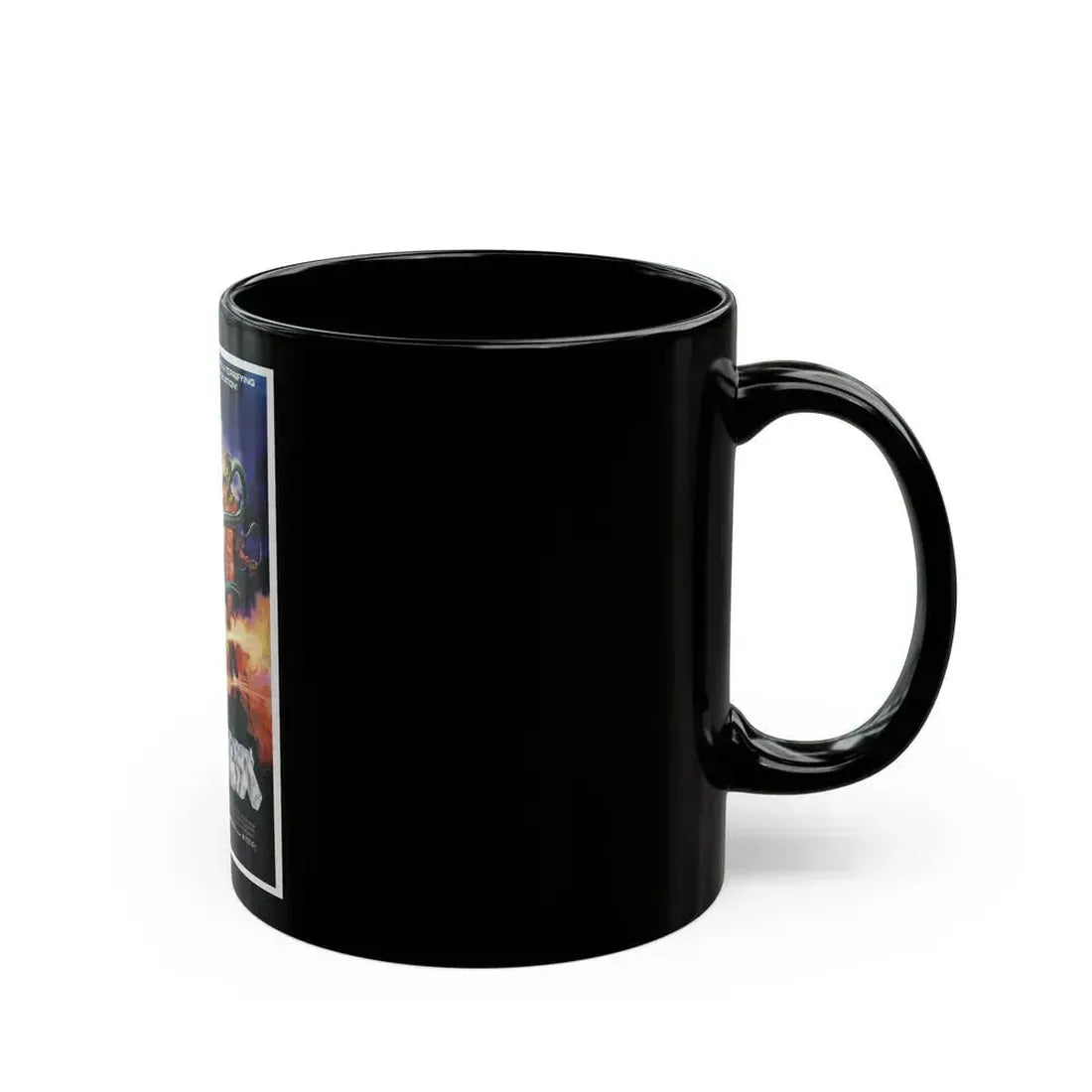 CONQUEST 1983 Movie Poster - Black Coffee Mug - Go Mug Yourself