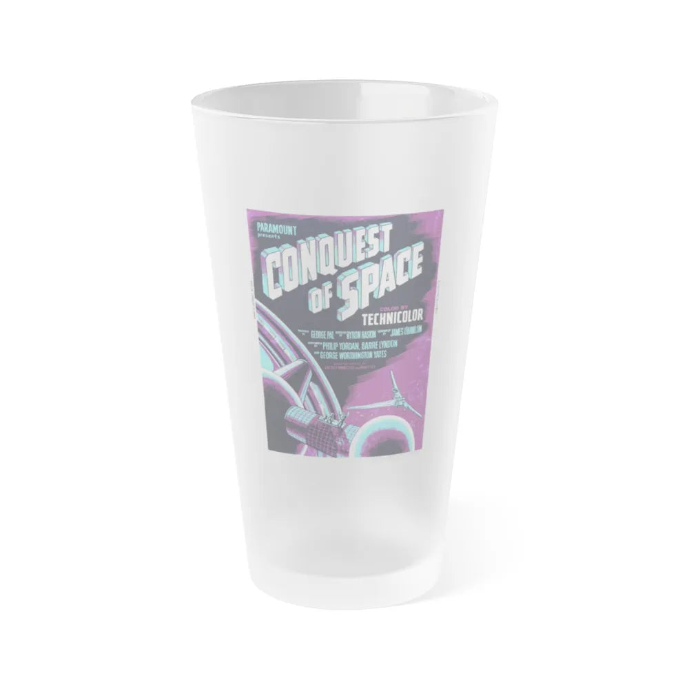 CONQUEST OF SPACE (2) 1955 Movie Poster - Frosted Pint Glass 16oz-16oz-Frosted-Go Mug Yourself