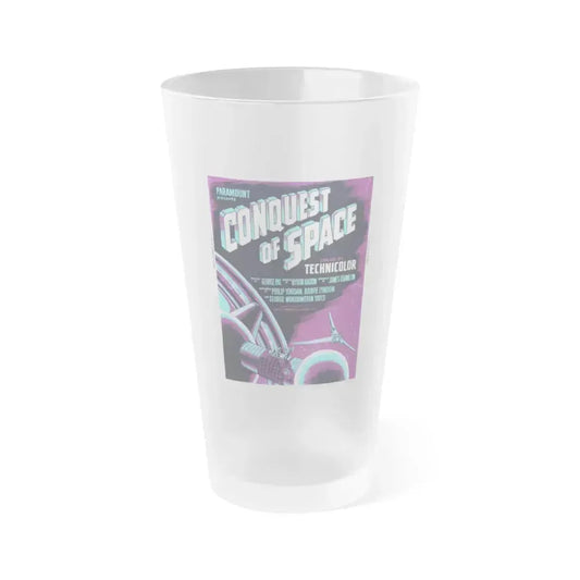 CONQUEST OF SPACE (2) 1955 Movie Poster - Frosted Pint Glass 16oz 16oz Frosted - Go Mug Yourself