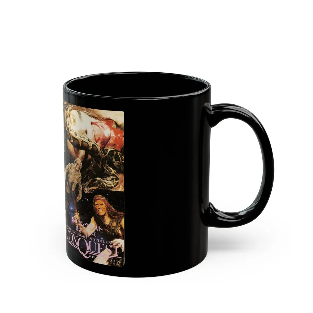 CONQUEST (VHS COVER) - Black Coffee Mug-Go Mug Yourself