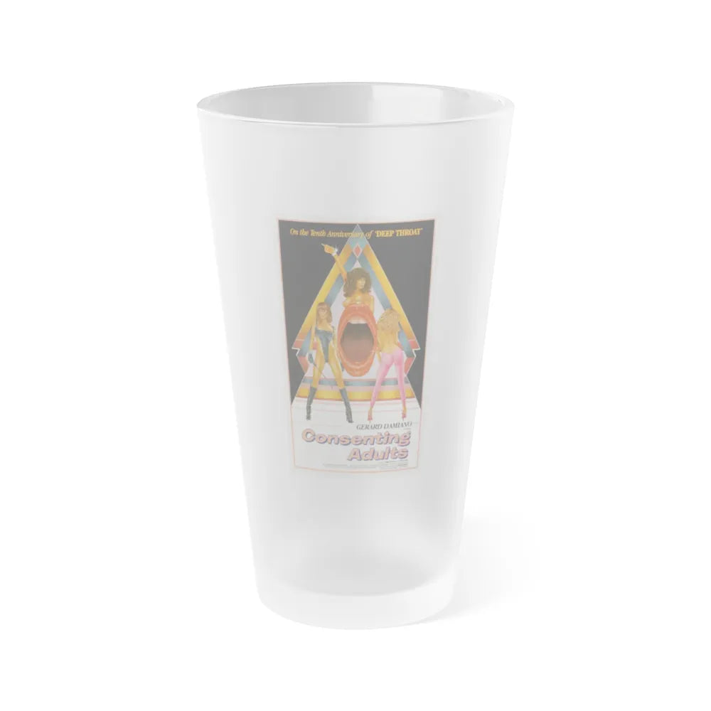 CONSENTING ADULTS 1982 Movie Poster - Frosted Pint Glass 16oz-16oz-Frosted-Go Mug Yourself