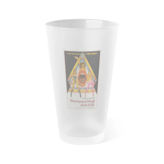 CONSENTING ADULTS 1982 Movie Poster - Frosted Pint Glass 16oz-16oz-Frosted-Go Mug Yourself