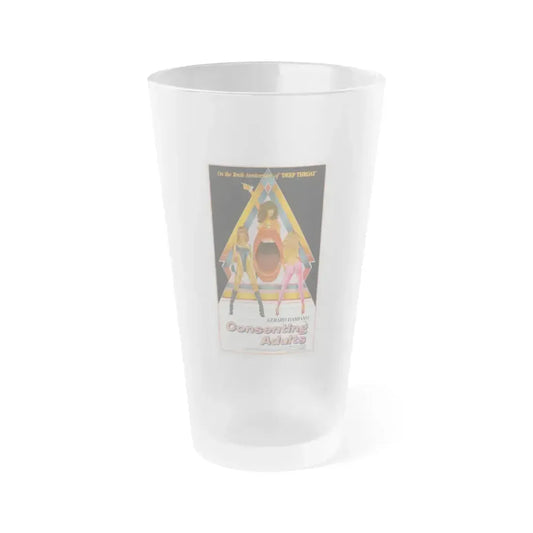 CONSENTING ADULTS 1982 Movie Poster - Frosted Pint Glass 16oz 16oz Frosted - Go Mug Yourself