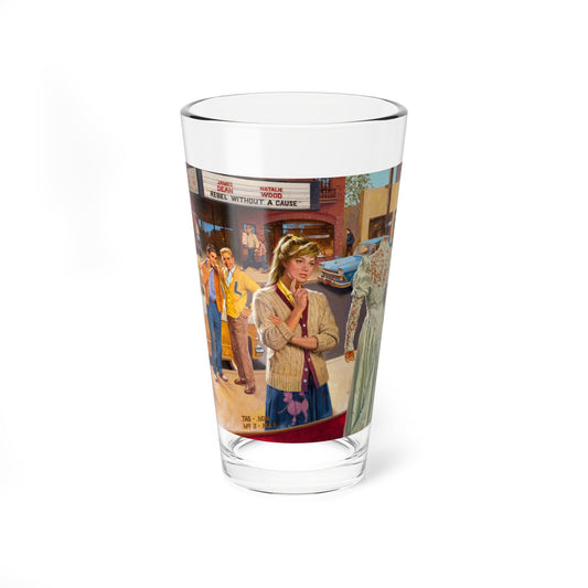 Considering the Dress, advertising illustration - Pint Glass 16oz-16oz-Go Mug Yourself