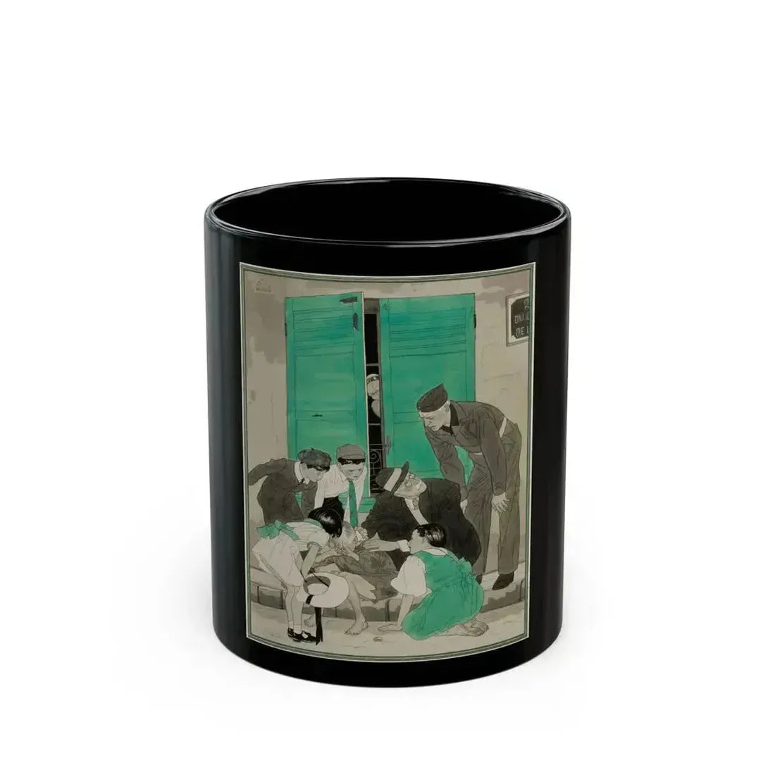 Consolation, Collier's magazine illustration - Black Coffee Mug 11oz - Go Mug Yourself