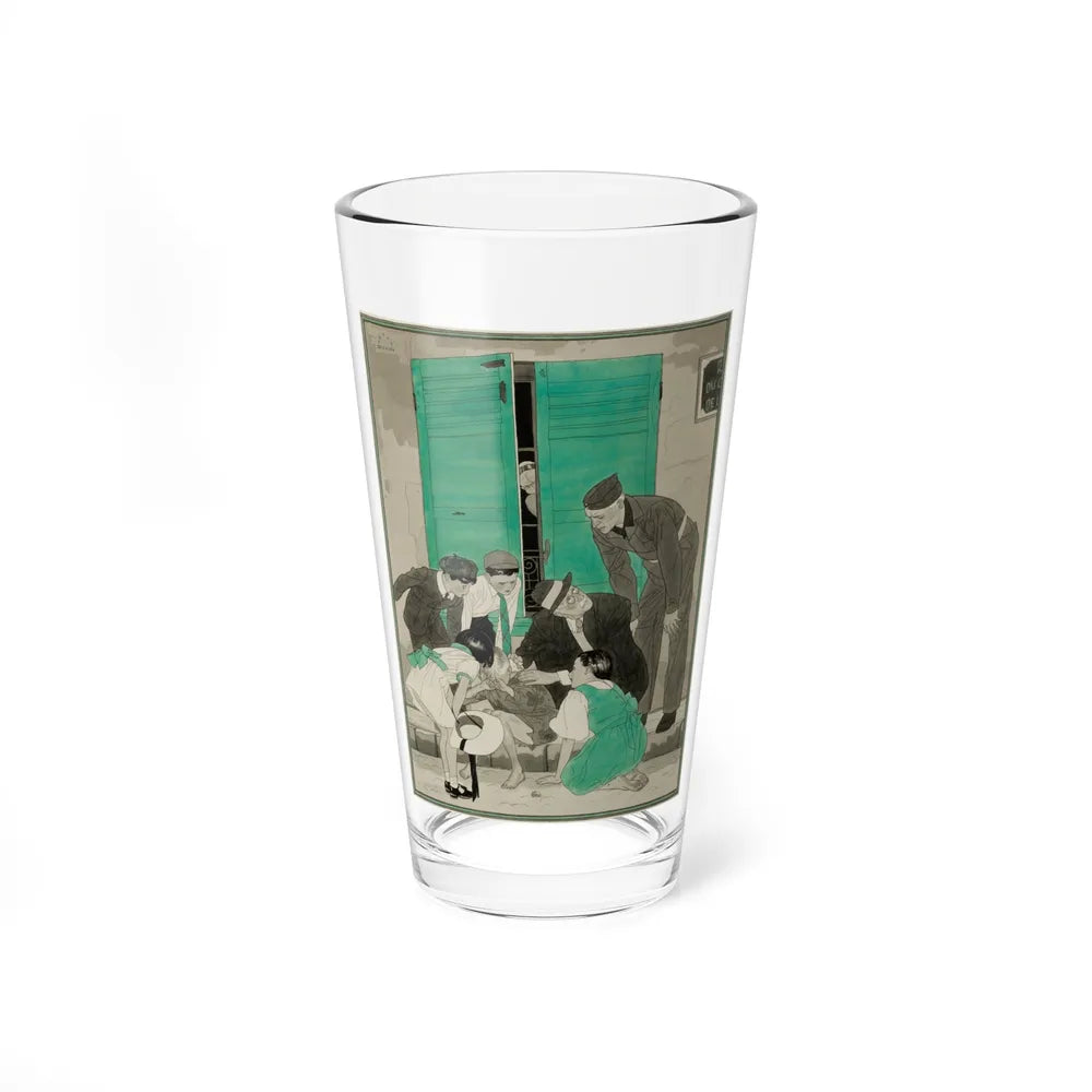 Consolation, Collier's magazine illustration - Pint Glass 16oz-16oz-Go Mug Yourself