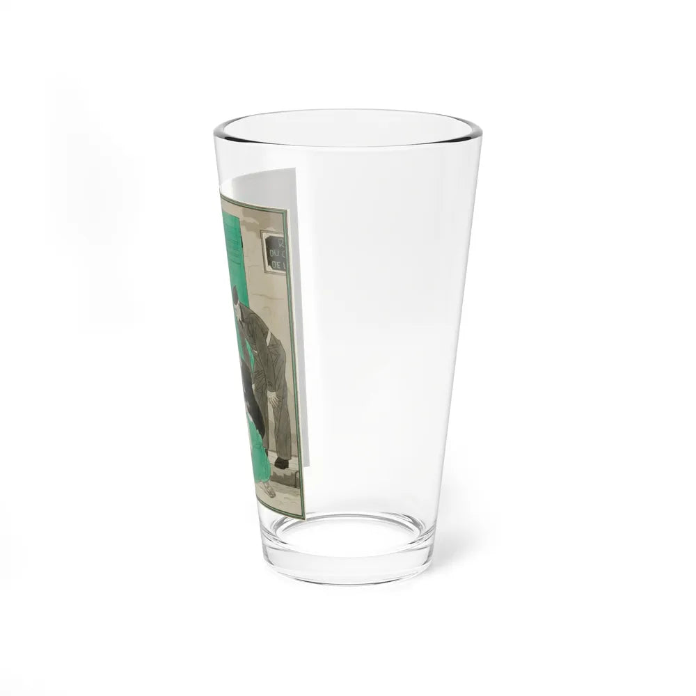 Consolation, Collier's magazine illustration - Pint Glass 16oz-Go Mug Yourself