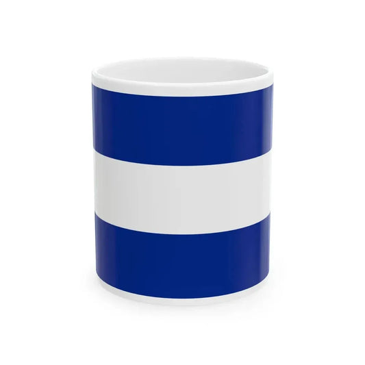Conspiracy of La Mina de la Rosa Cuban Flag red 8 star variant (Cuba) White Coffee Mug 11oz - Go Mug Yourself