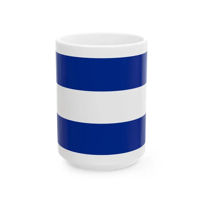 Conspiracy of La Mina de la Rosa Cuban Flag red 8 star variant (Cuba) White Coffee Mug 15oz - Go Mug Yourself