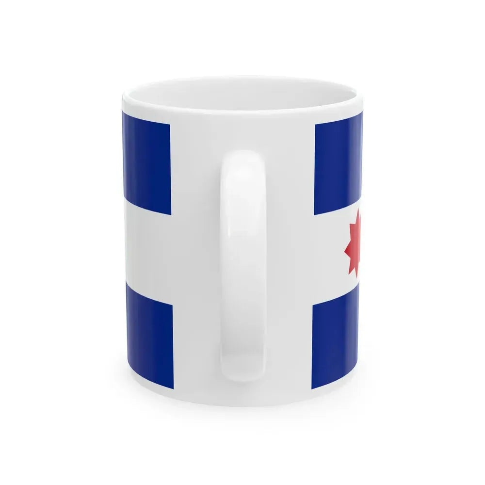 Conspiracy of La Mina de la Rosa Cuban Flag red 8 star variant (Cuba) White Coffee Mug - Go Mug Yourself