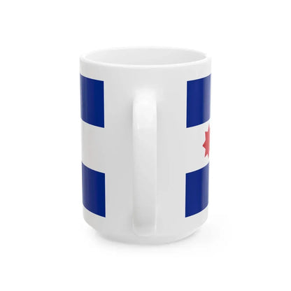 Conspiracy of La Mina de la Rosa Cuban Flag red 8 star variant (Cuba) White Coffee Mug - Go Mug Yourself