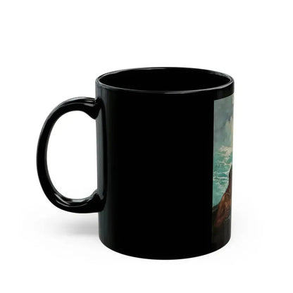 Conspiracy, Treasure Island interior illustration - Black Coffee Mug - Go Mug Yourself