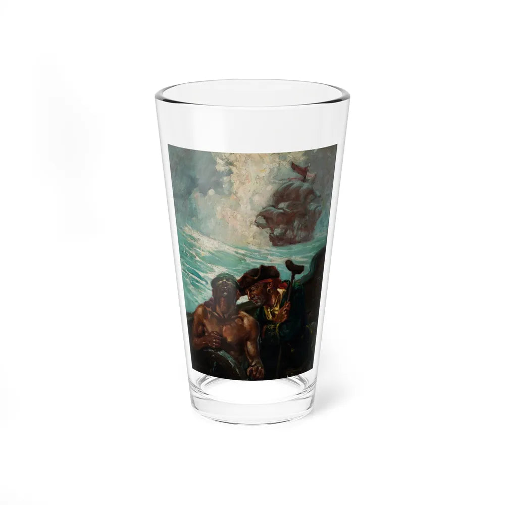 Conspiracy, Treasure Island interior illustration - Pint Glass 16oz-16oz-Go Mug Yourself