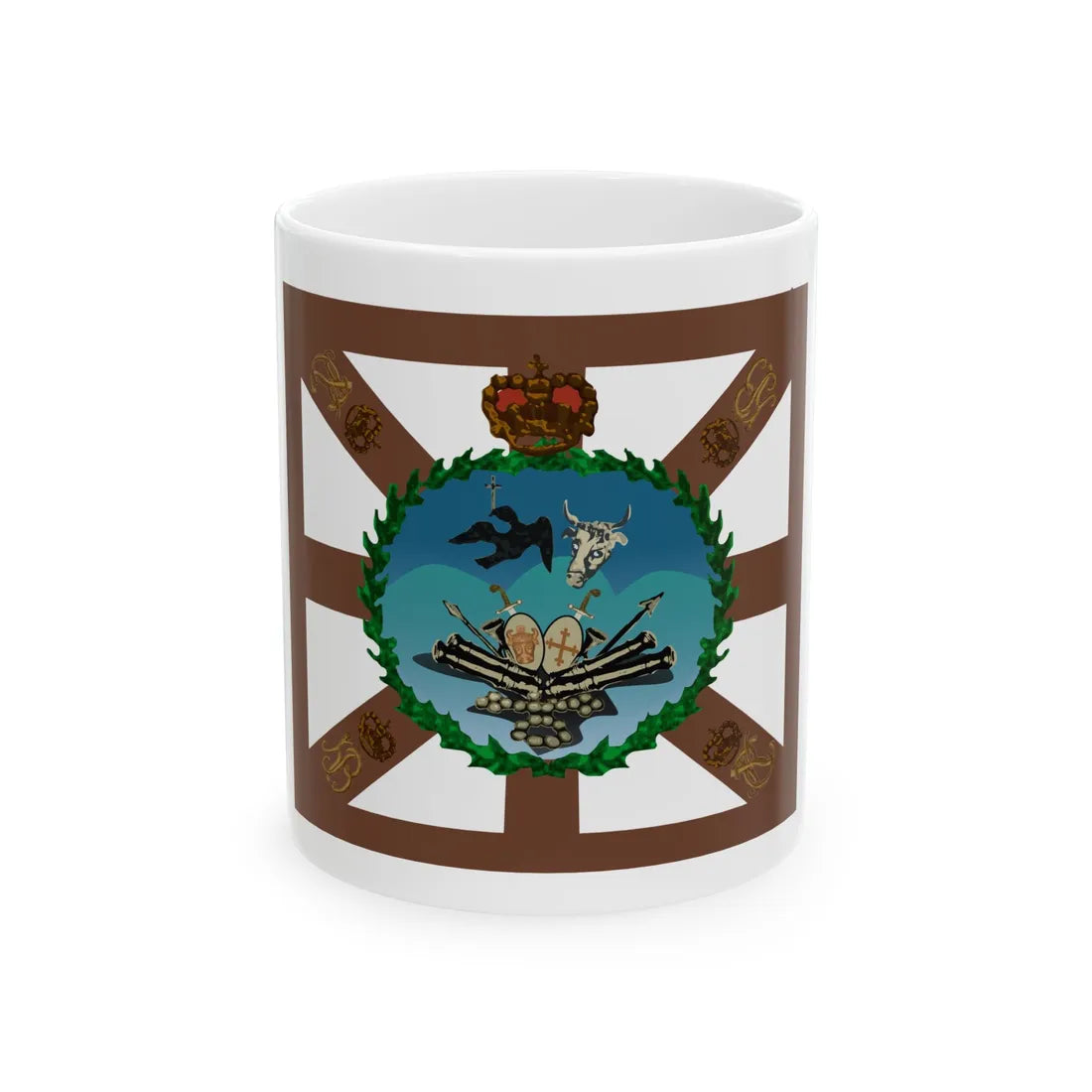 Constantine Ypsilantis banner (Oman) White Coffee Mug 11oz - Go Mug Yourself