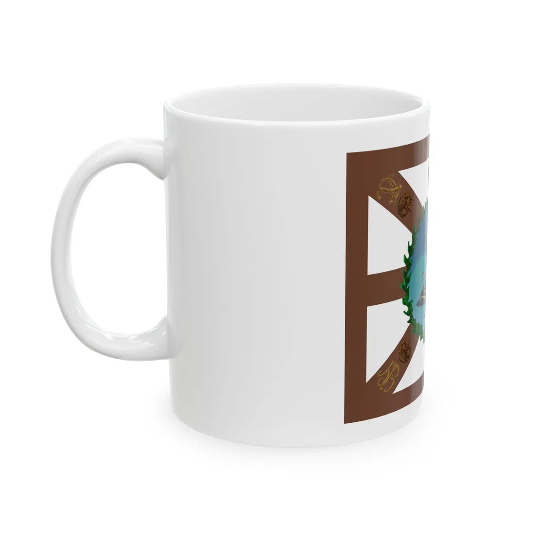 Constantine Ypsilantis banner (Oman) White Coffee Mug - Go Mug Yourself