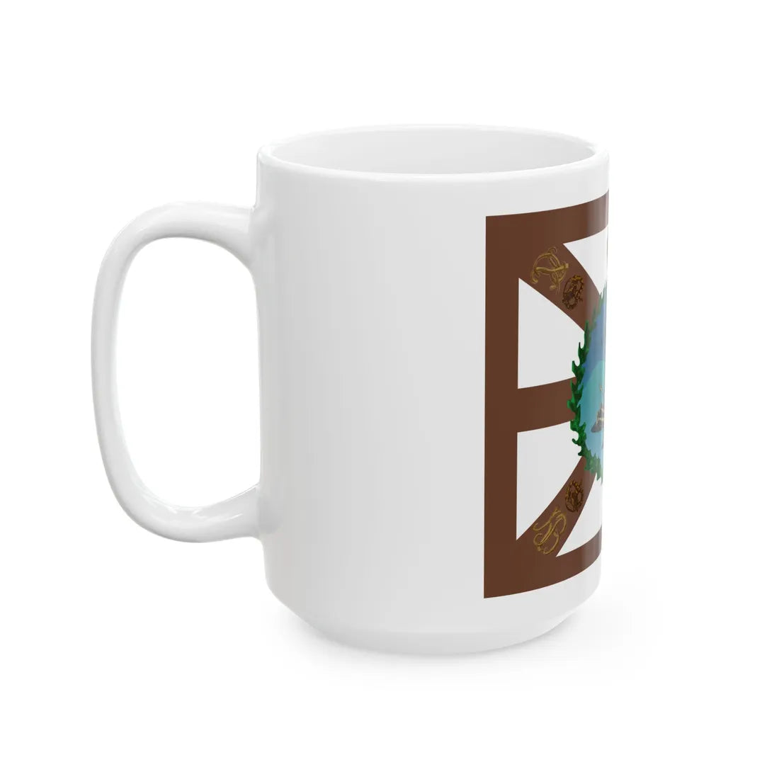 Constantine Ypsilantis banner (Oman) White Coffee Mug - Go Mug Yourself