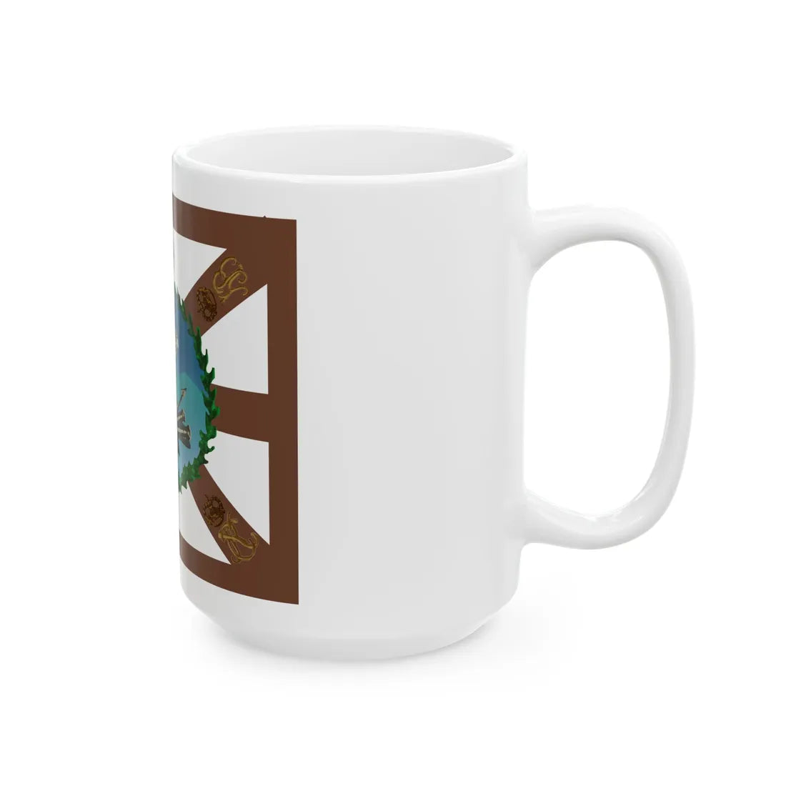 Constantine Ypsilantis banner (Oman) White Coffee Mug - Go Mug Yourself