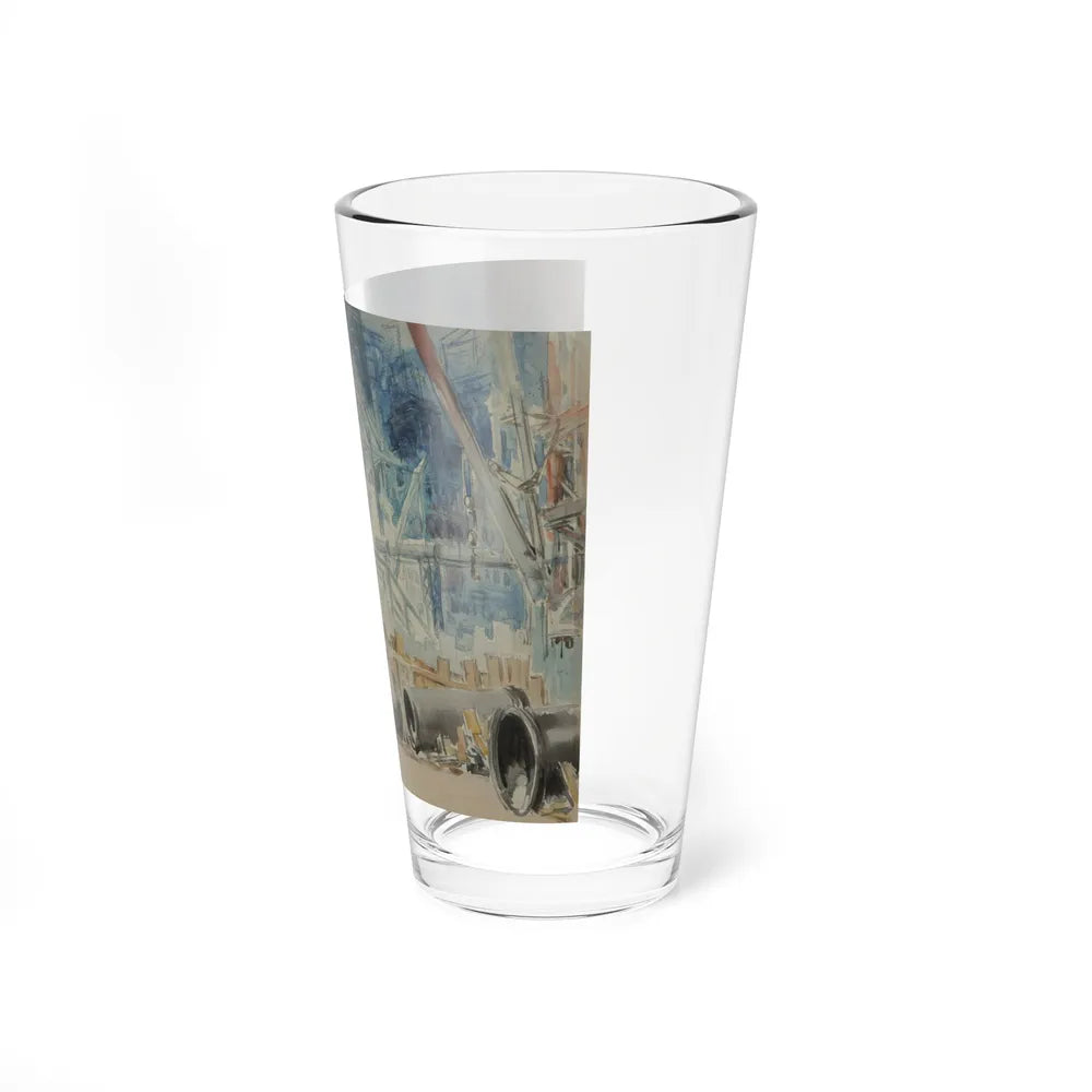 Construction, circa 1911 - Pint Glass 16oz-Go Mug Yourself