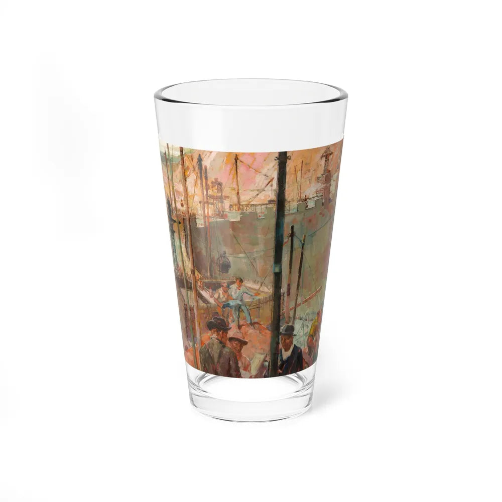 Construction of the Hoover Dam - Pint Glass 16oz-16oz-Go Mug Yourself