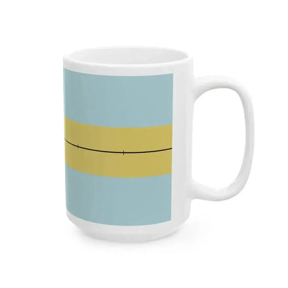 Construction sheet of Bahamas flag (Bahamas) White Coffee Mug - Go Mug Yourself