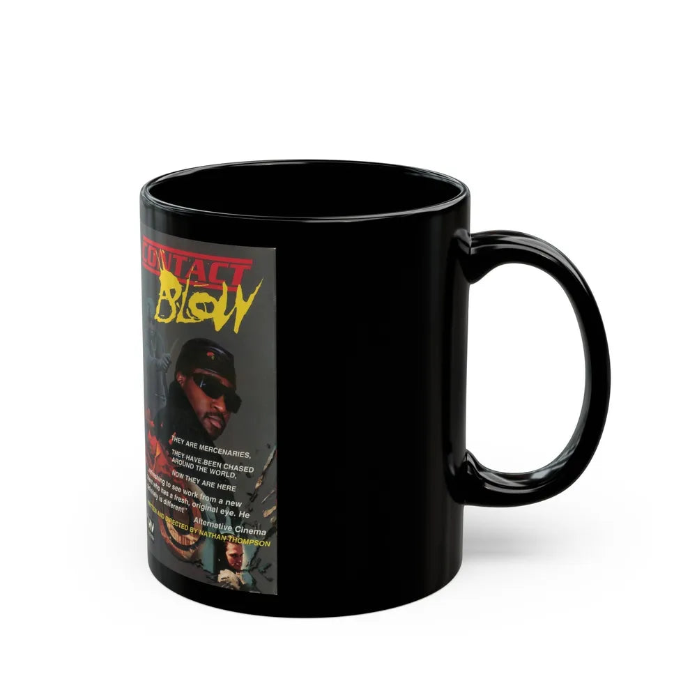 CONTACT BLOW (VHS COVER) - Black Coffee Mug-Go Mug Yourself