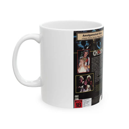 CONTAGION AMALGAMATED VIDEO (VHS COVER) - White Coffee Mug-Go Mug Yourself