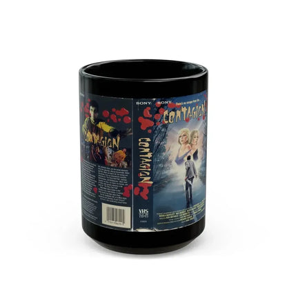 CONTAGION (VHS COVER) - Black Coffee Mug 15oz - Go Mug Yourself