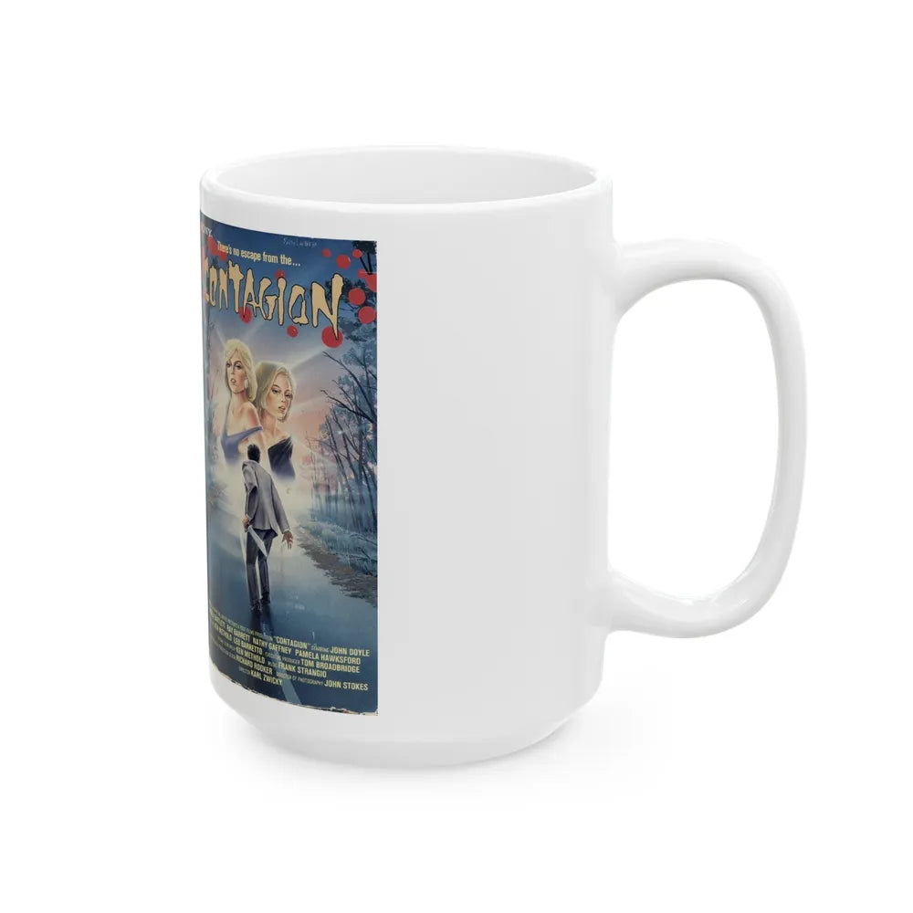 CONTAGION (VHS COVER) - White Coffee Mug-Go Mug Yourself