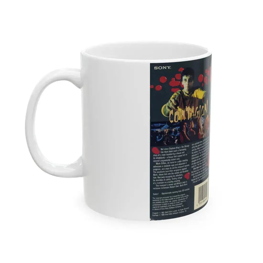 CONTAGION (VHS COVER) - White Coffee Mug - Go Mug Yourself