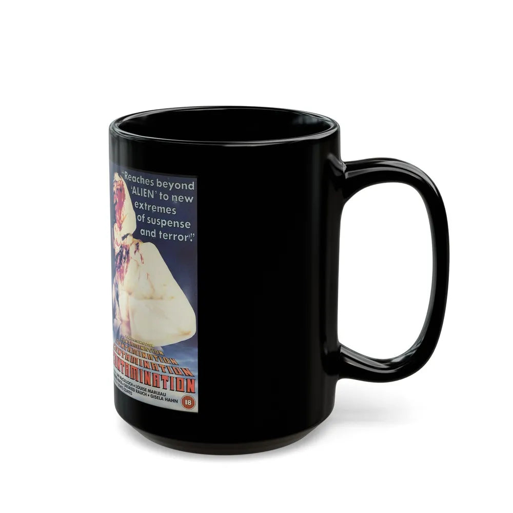 CONTAMINATION (VHS COVER) - Black Coffee Mug-Go Mug Yourself