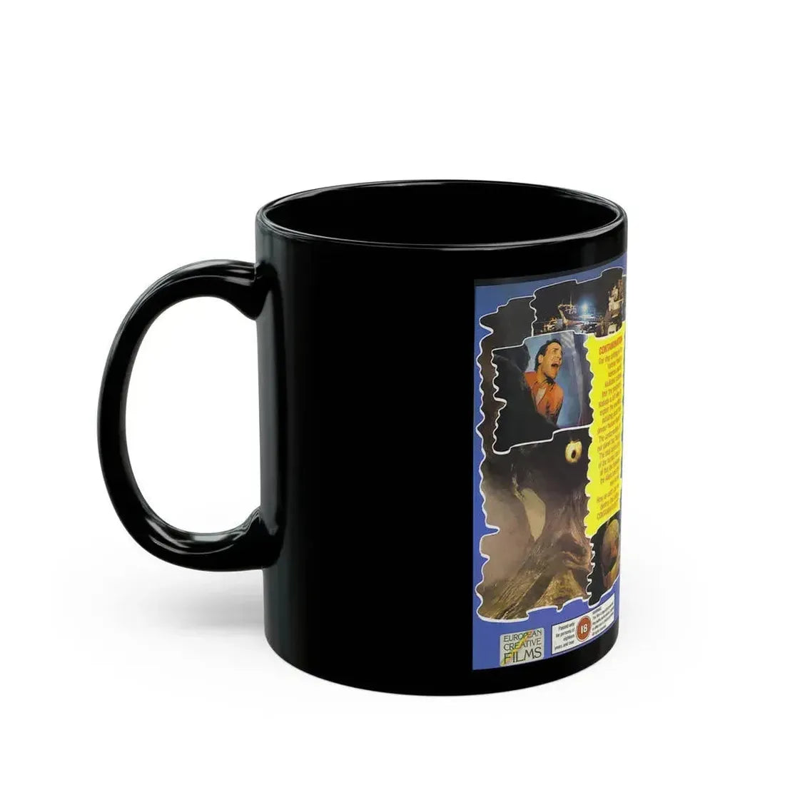 CONTAMINATION (VHS COVER) - Black Coffee Mug - Go Mug Yourself