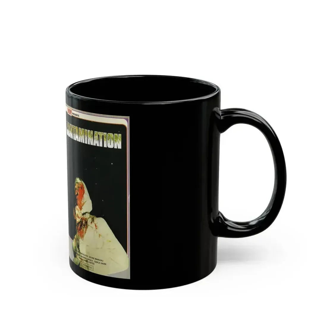 CONTAMINATION VIP (VHS COVER) - Black Coffee Mug - Go Mug Yourself
