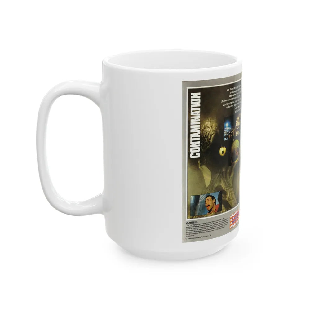 CONTAMINATION VIP (VHS COVER) - White Coffee Mug-Go Mug Yourself