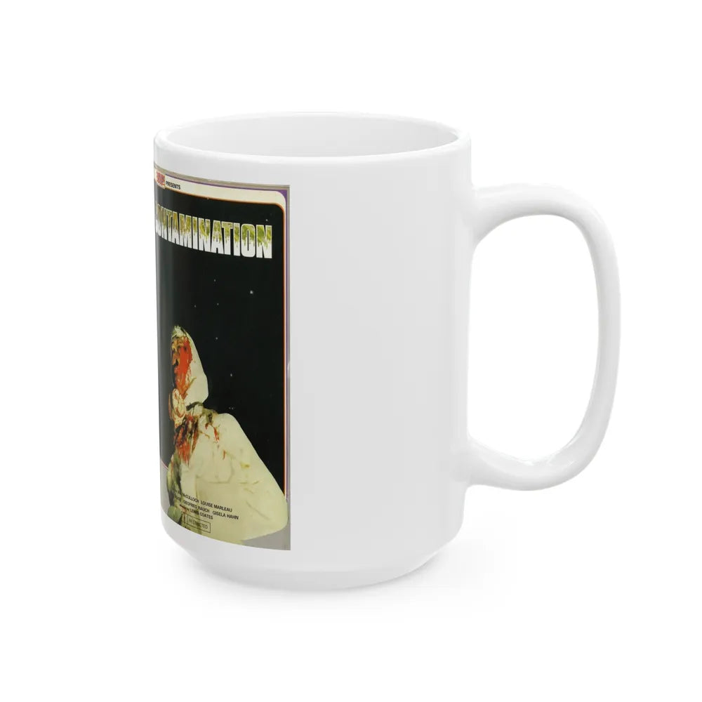 CONTAMINATION VIP (VHS COVER) - White Coffee Mug-Go Mug Yourself