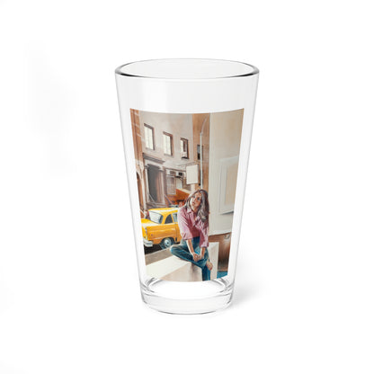 Contemplating - Pint Glass 16oz-16oz-Go Mug Yourself