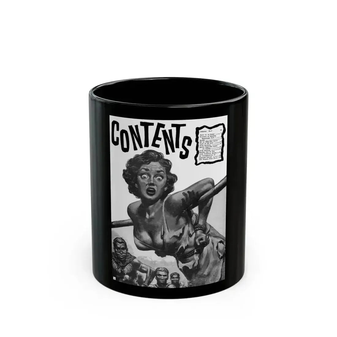 Contents, Ungawa magazine No. 2 - Black Coffee Mug 11oz - Go Mug Yourself