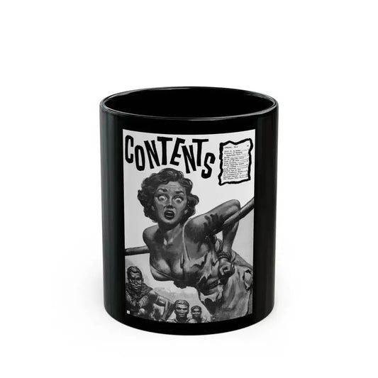 Contents, Ungawa magazine No. 2 - Black Coffee Mug 11oz - Go Mug Yourself