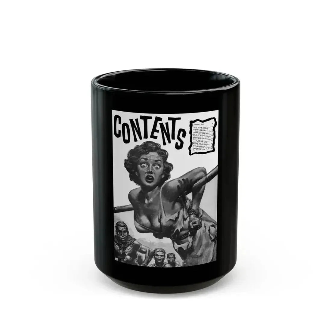 Contents, Ungawa magazine No. 2 - Black Coffee Mug 15oz - Go Mug Yourself