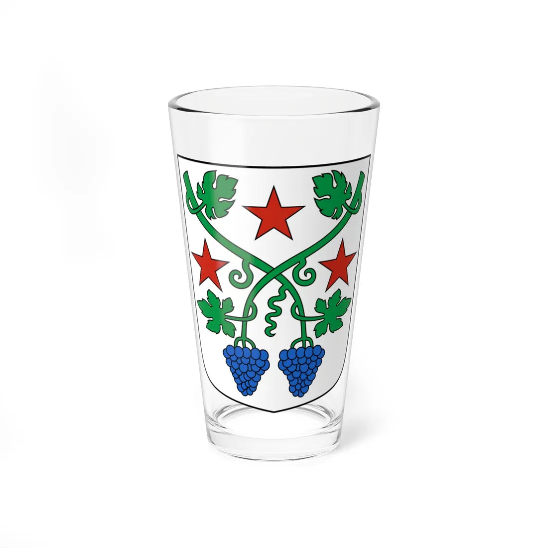 Conthey-blazon (Switzerland) (Coat of Arms) Pint Glass 16oz 16oz - Go Mug Yourself