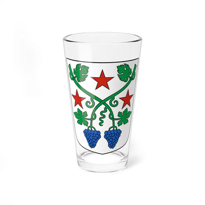 Conthey-blazon (Switzerland) (Coat of Arms) Pint Glass 16oz 16oz - Go Mug Yourself