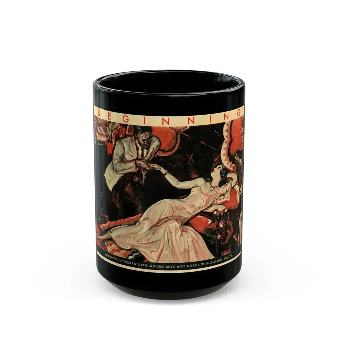 Continental Love, 1933 - Black Coffee Mug 15oz - Go Mug Yourself