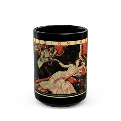 Continental Love, 1933 - Black Coffee Mug 15oz - Go Mug Yourself