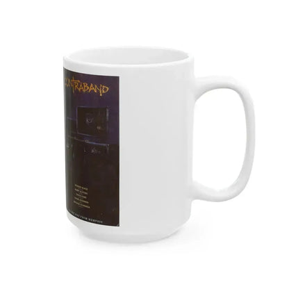 CONTRABAND ALL THE WAY FROM MEMPHIS (VHS COVER) - White Coffee Mug - Go Mug Yourself