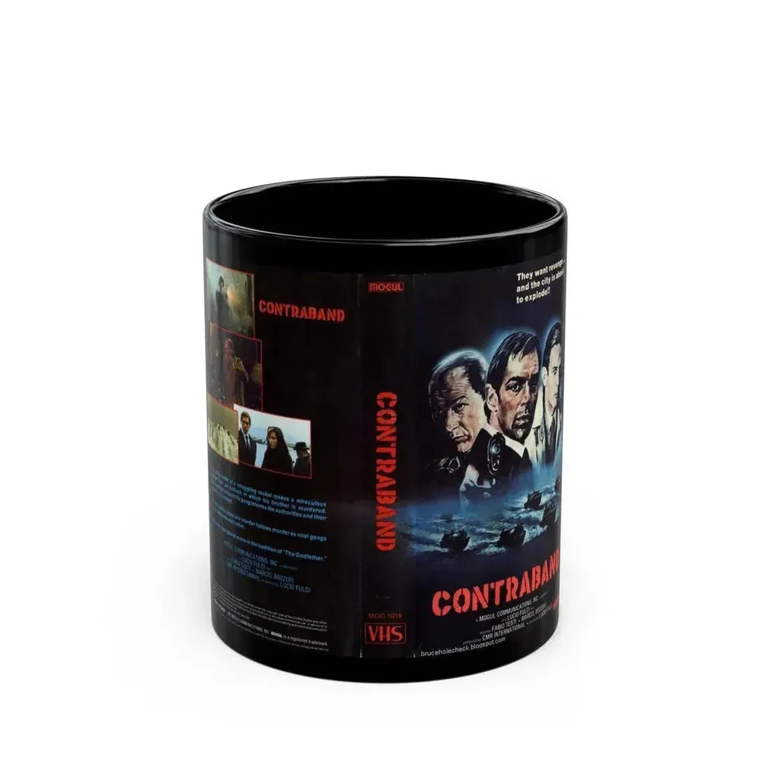 CONTRABAND (VHS COVER) - Black Coffee Mug 11oz - Go Mug Yourself